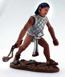 Aztec Slinger in White Tunic and Loincloth.jpg