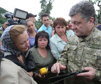 Рабочая поездка на Донбасс, 20 июня 2014 года6.jpg