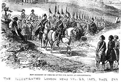 Парад 1-го османского казацкого полка в Константинополе, 1853 г.jpg