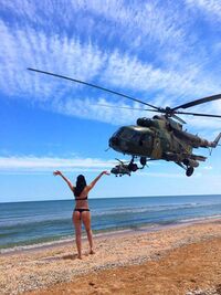 Тренування бойових гелікоптерів Збройних сил України на малих висотах на узбережжі Азовського моря, 29 травня 2020 1.jpg