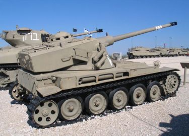 AMX 13 90 Israel Rear With Gun Elevated.jpg