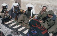 Переговоры с племенами белуджи. 1986. Афганистан. Афганская война (1979—1989)..jpg