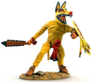 Aztec Coyote Defending with Macuahuitl.jpg