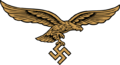 COA Luftwaffe eagle gold (looking left).png
