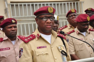 Orps Marshal and Chief Executive of FRSC, Dr Boboye Oyeyemi, made this known on Friday in Abuja 2016.jpg