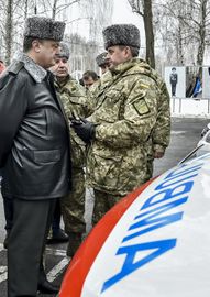 Посещение Президентом учебного центра Национальной гвардии Украины, 13 февраля 2015 года8.jpg