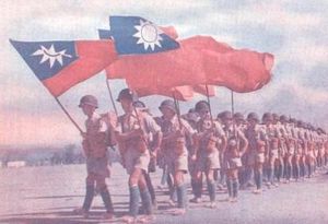 Parade of US equipped Chinese Army in India.jpg