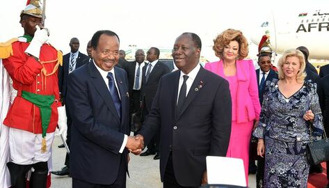 5th AU-EU Summit Cameroons Presidential Couple in Abidjan.jpg