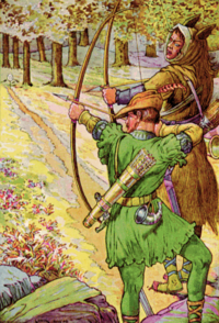200px-Robin shoots with sir Guy by Louis Rhead 1912.png