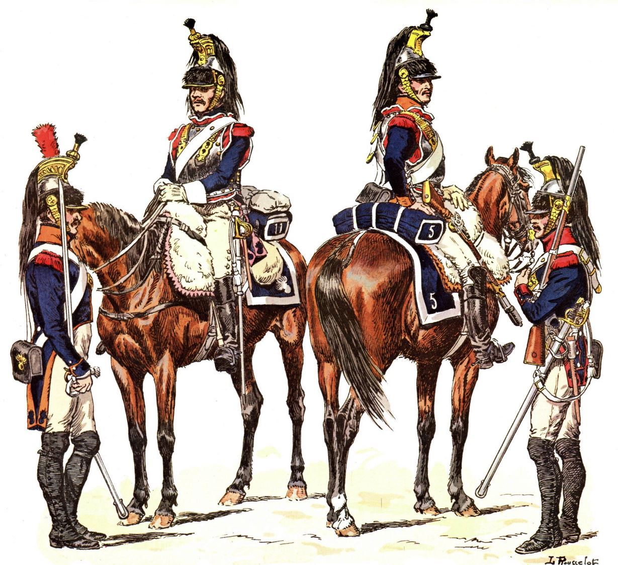 Форма кирасирских полков 1812