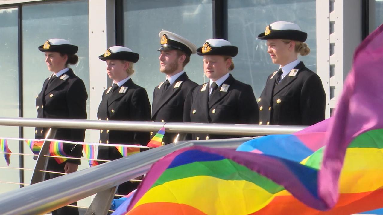 Британские морские пехотинцы впервые участвуют в гей-прайде, Лондон, 6 июля 2018 г.