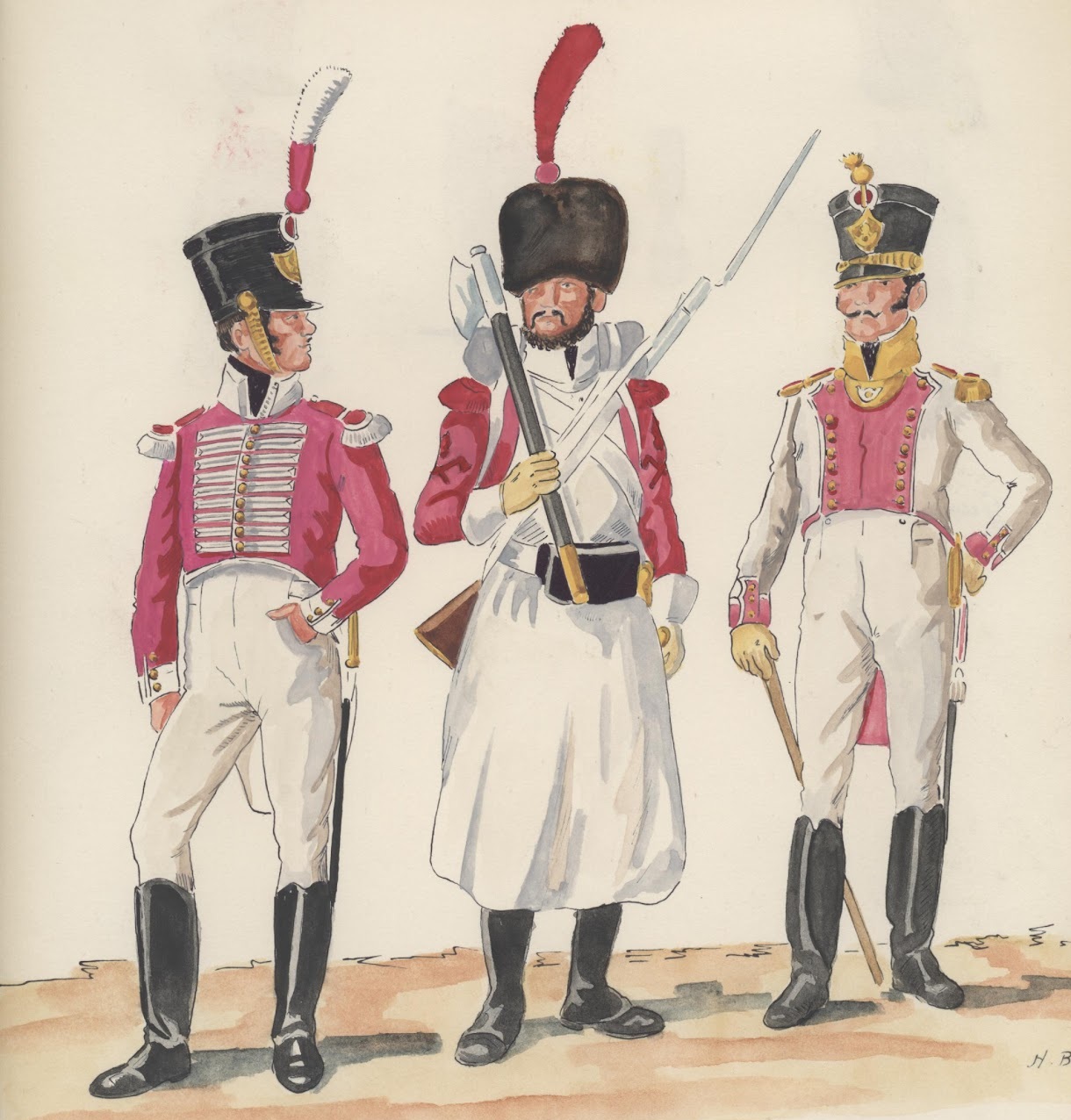 Униформа армии Мюрата Неаполь 1812