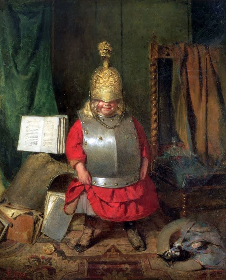Маленький солдат, 1859 г. Картина британского художника Джона Пирра Берра.