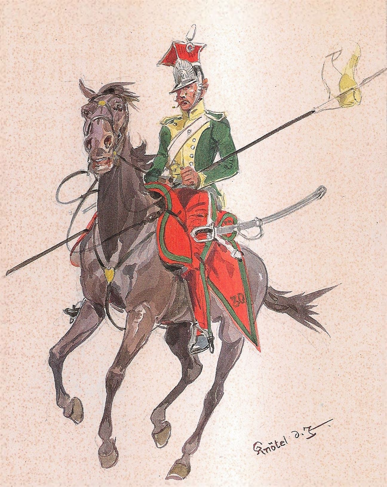 9 Полк Улан армии Наполеона