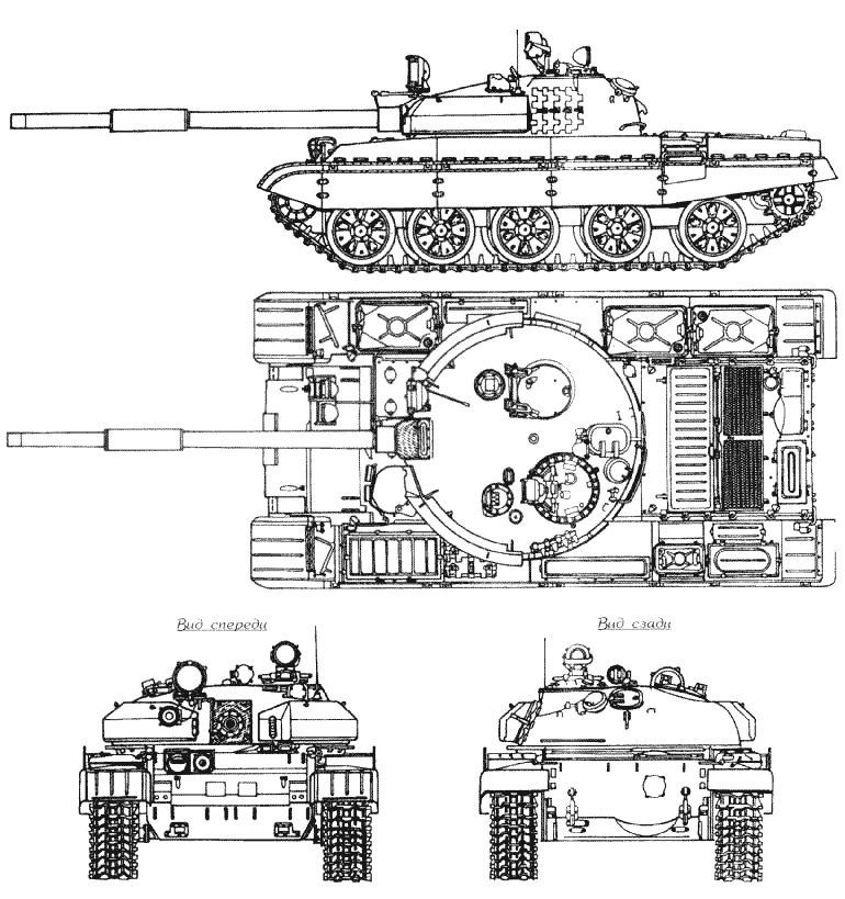 Т 62 чертеж