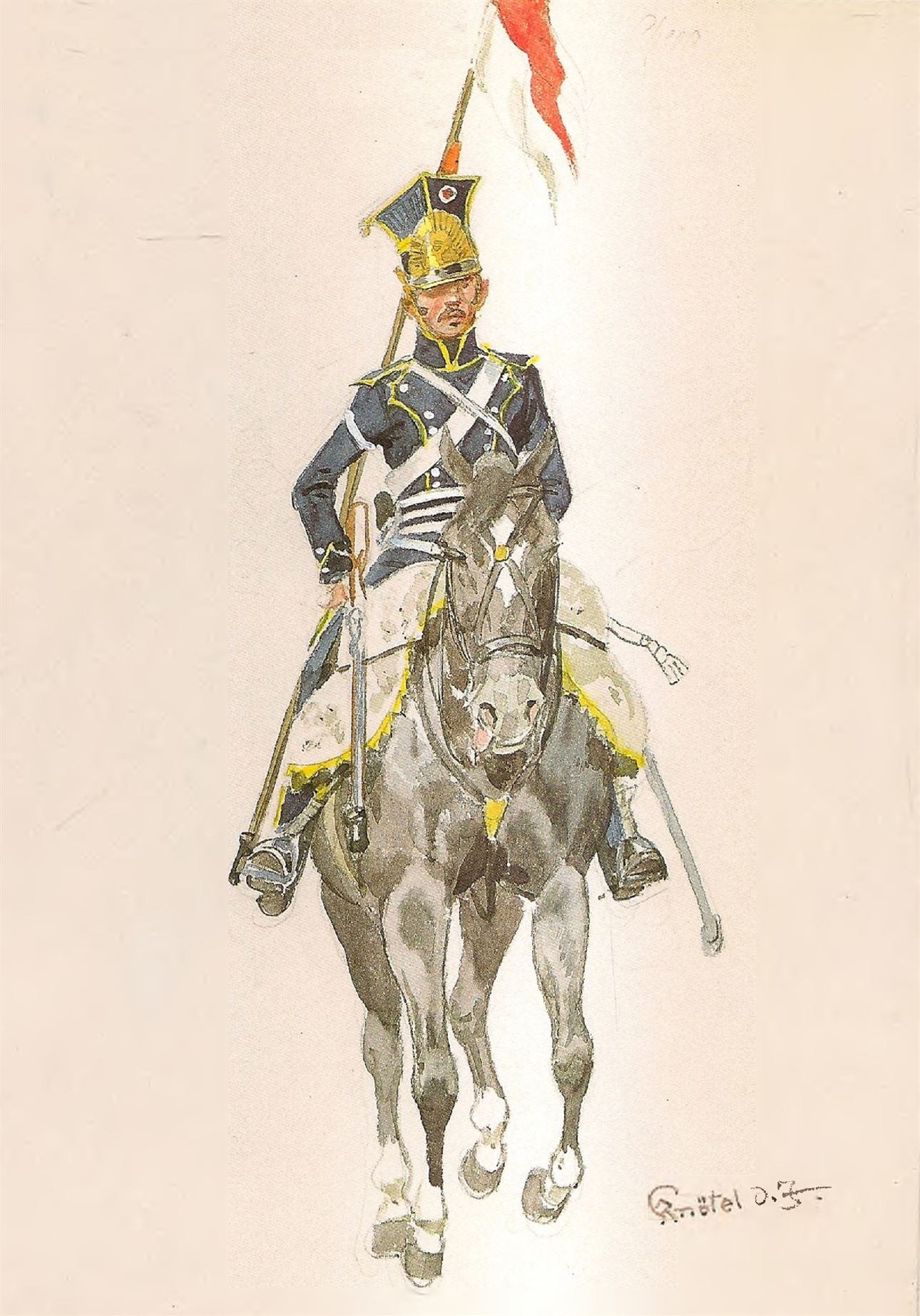 Польские шеволежеры армии Наполеона