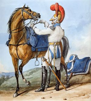 1st Regiment of Carabiniers. Part of a series chronicling the uniforms of Napoleon's Grande Armée. 1-min.jpg