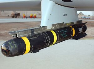 AGM-114 Hellfire hung on a Predator drone.jpg