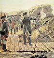 Джордж Вашингтон делает первый залп из 6-фунтовой пушки во время осады Йорктауна, 28 или 29 сентября 1781 г.jpg