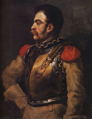 Géricault - Portrait de carabinier - Louvre.jpg