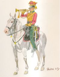 The Duke of Arenbergs Light Horse, Trumpeter, 1807.jpg