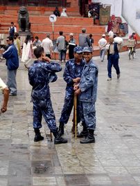 Police On durbar square - Kathmandu Nepal.jpg