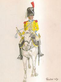 21st Dragoon Regiment, Elite Company Trumpeter, 1810.jpg