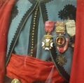 Medals of a Papal Zouave, blue original uniform in collections of the Royal Museum of the Armed Forces, Brussels.jpg