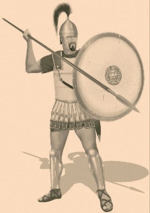 Carthaginian hoplite - Oplita cartaginese.jpg