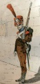 Fig 6 cie d'elite chasseurs de montagne 1810 1812 dessin Rene Louis.jpg