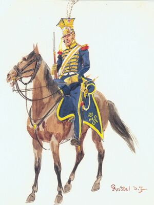 Royal Guard - Mounted Velites, 1st Squadron, Private, c. 1810.jpg
