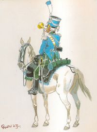 16th Chasseurs a Cheval Regiment, Trumpeter, 1809.jpg