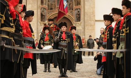Croatia zagreb events kravat-regiment guard change 001.jpg