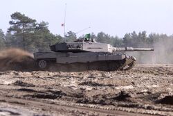 Austrian Leopard 2A4 tanks, Strong Resolve 2002.jpg
