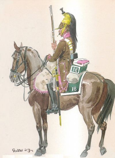 18th Dragoon Regiment, Dragoon, Service In Spain, 1809.jpg