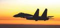 Истребитель J-11 ВВС НОАК на рассвете, 2019 г..jpg