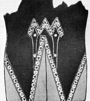 Фалды императорской ливери, которую носили французские шеволежеры-уланы.jpg