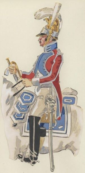 Романская рота 1812 Генри Буасселье трубач.jpg