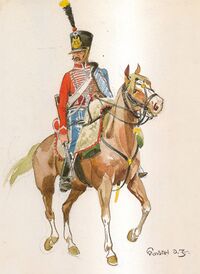 9th (bis) Hussar Regiment, Hussar, 1812.jpg