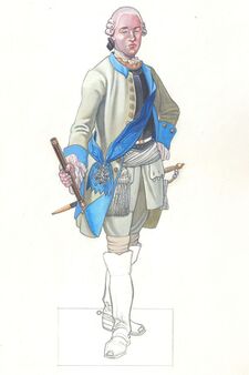 Prince Xavier as commander of the Saxon contingent during the Seven Years' War - Copyright Franco Saudelli.jpg