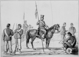 Exército Paraguayo - Uniforme da cavallaria e infantaria.jpg