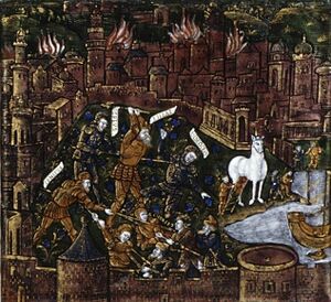 The Trojans Defend Their City; They Kill Androgeos (Aeneid, Book II) MET ES768.jpg