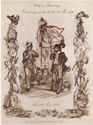 Рабочий и студент Венской революции в мае 1848 года.JPG