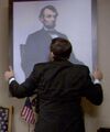Майкл скарн с портретом авраама линкольна.jpg