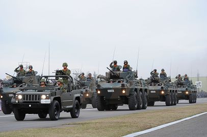 平成22年度観閲式(H22 Parade of Self-Defense Force) (10219330236).jpg