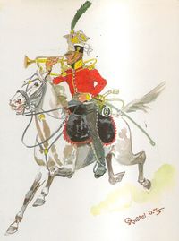 6th Chasseurs a Cheval Regiment, Trumpeter, 1809.jpg