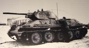 Т-34 обр. 1941-го года, он же R-111 (Ps.231-3) на службе в танковой финской танковой дивизии. 30 января 1944-го года.jpg
