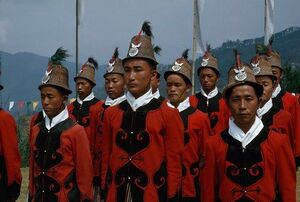 Men of the Sikkim Guard stand at attention. 20 марта 1963.jpg