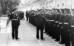 17-а окрема бригада СпП Чорноморського флоту. Очаків. Інспекція ГШ ВМФ. 1970-ті.jpg