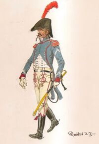 3rd Hussar Regiment, Elite Company Sergeant, Undress Uniform, 1804.jpg